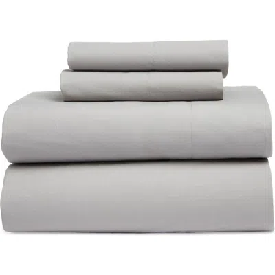 Nordstrom 300 Thread Count Organic Cotton Percale Sheet Set In Grey Griffin