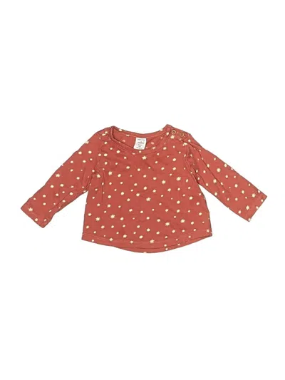 Pre-owned Nordstrom Babies' 3/4 Sleeve T-shirt In Red