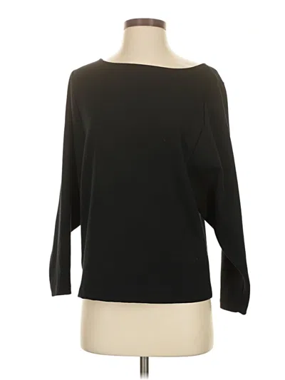 Pre-owned Nordstrom 3/4 Sleeve T-shirt In Black