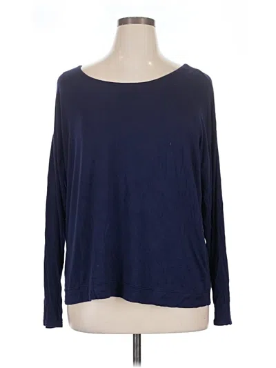 Pre-owned Nordstrom 3/4 Sleeve T-shirt In Blue