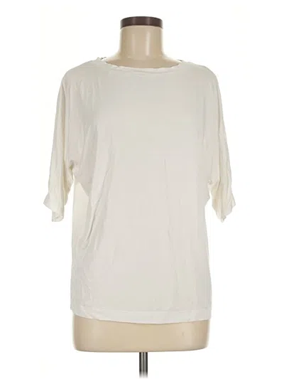 Pre-owned Nordstrom 3/4 Sleeve T-shirt In Ivory