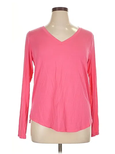 Pre-owned Nordstrom 3/4 Sleeve T-shirt In Pink