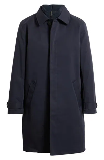 Nordstrom 3-in-1 Waterproof Down Raincoat In Blue