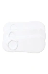 Nordstrom 3-pack Everyday No-show Socks In White