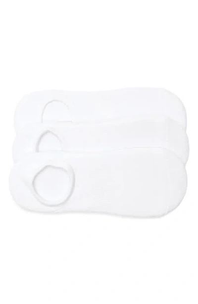 Nordstrom 3-pack Everyday No-show Socks In White