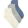 Nordstrom 3-pack Everyday Quarter Socks In Multi