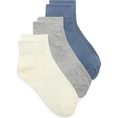 Nordstrom 3-pack Everyday Quarter Socks In Multi