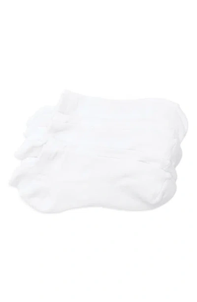 Nordstrom 3-pack Everyday Tab Quarter Socks In White