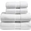 Nordstrom 4-piece Luxury Bath Towel & Hand Towel Set $136 Value In White