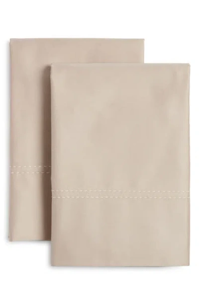 Nordstrom 400 Thread Count Organic Cotton Pillowcases In Neutral