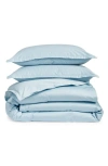 Nordstrom 400 Thread Count Organic Cotton Sateen Duvet Cover & Shams Set In Blue Skyride