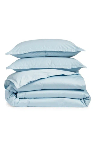 Nordstrom 400 Thread Count Organic Cotton Sateen Duvet Cover & Shams Set In Blue Skyride