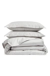 NORDSTROM 400 THREAD COUNT ORGANIC COTTON SATEEN DUVET COVER & SHAMS SET