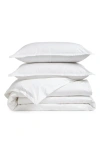 Nordstrom 400 Thread Count Organic Cotton Sateen Duvet Cover & Shams Set In White