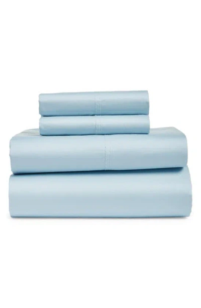 Nordstrom 400 Thread Count Organic Cotton Sateen Sheet Set In Blue Skyride