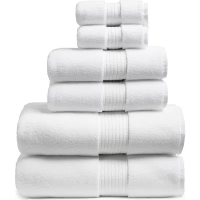 Nordstrom 6-piece Luxury Bath Towel, Hand Towel & Washcloth Set $166 Value In White