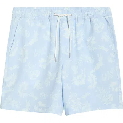 Nordstrom 7-inch Seersucker Swim Trunks In Blue