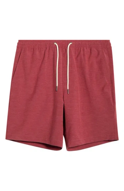 Nordstrom 7-inch Volley Swim Shorts In Red