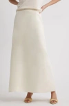 Nordstrom A-line Print Maxi Skirt