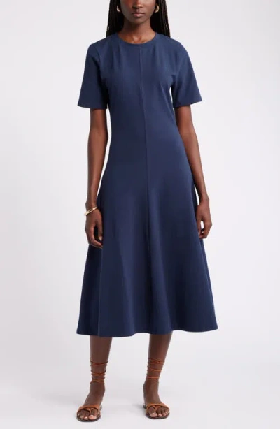 Nordstrom A-line T-shirt Dress In Navy Blazer