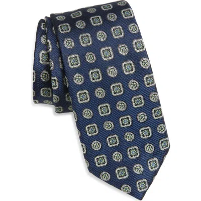Nordstrom Aguilar Medallion Silk Tie In Blue