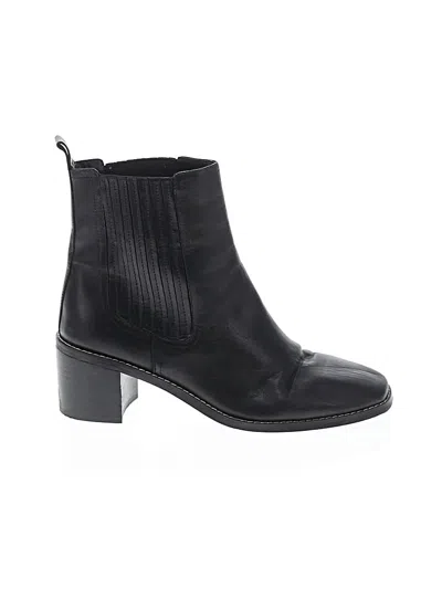 Pre-owned Nordstrom Ankle Boots In Black