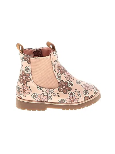 Pre-owned Nordstrom Kids' Ankle Boots In Pink