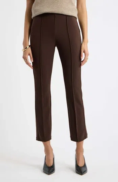 Nordstrom Ankle Pull-on Pants In Brown