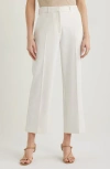 Nordstrom Ankle Straight Leg Pants In Ivory Tofu