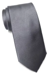 Nordstrom Anthony Solid Silk Tie In Silver