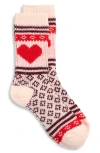 Nordstrom Apres Skis Crew Socks In Pink