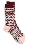 Nordstrom Apres Skis Crew Socks In Pink