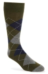 Nordstrom Argyle Combed Cotton Blend Dress Socks In Multi