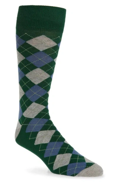 Nordstrom Argyle Combed Cotton Blend Dress Socks In Multi