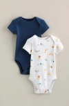 Nordstrom Babies'  Assorted 2-pack Bodysuits In Multi