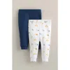 Nordstrom Babies'  Assorted 2-pack Cotton Joggers In White