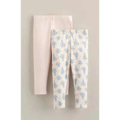 Nordstrom Babies'  Assorted 2-pack Cotton Leggings In Pink