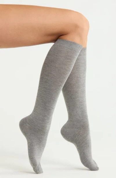 Nordstrom Assorted 2-pack Everyday Flat Knit Knee High Socks In Oatmeal Multi Pk