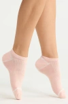 Nordstrom Assorted 5-pack Rib Ankle Socks In Pink