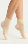 Nordstrom Assorted 5-pack Rib Quarter Socks In White