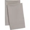 Nordstrom At Home Percale Pillowcases In Grey Taupe