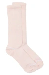 Nordstrom Athleisure Slouch Rib Crew Socks In Pink