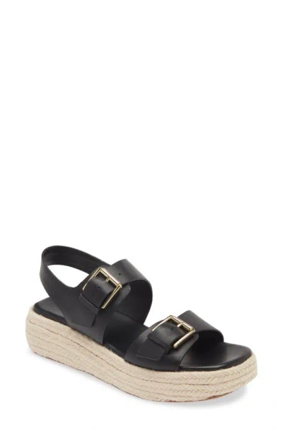 Nordstrom Avila Slingback Espadrille Platform Sandal In Black