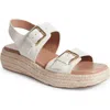 Nordstrom Avila Slingback Espadrille Platform Sandal In Ivory Egret