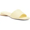 Nordstrom Babette Slide Sandal In Yellow Pastel
