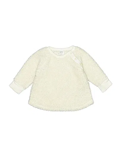 Pre-owned Nordstrom Baby Babies' Pullover Sweater In White