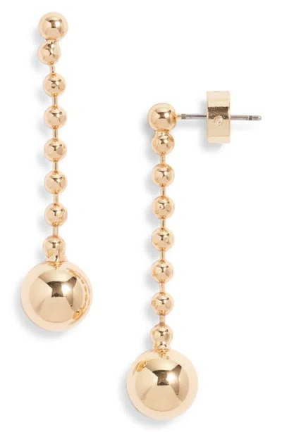 Nordstrom Ball Chain Orb Drop Earrings In Gold