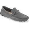 Nordstrom Barrett Braided Bit Driving Shoe In Grey Steel