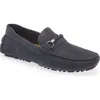 Nordstrom Barrett Braided Bit Driving Shoe In Navy Blazer