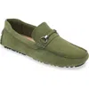 Nordstrom Barrett Braided Bit Driving Shoe In Olive Mayfly